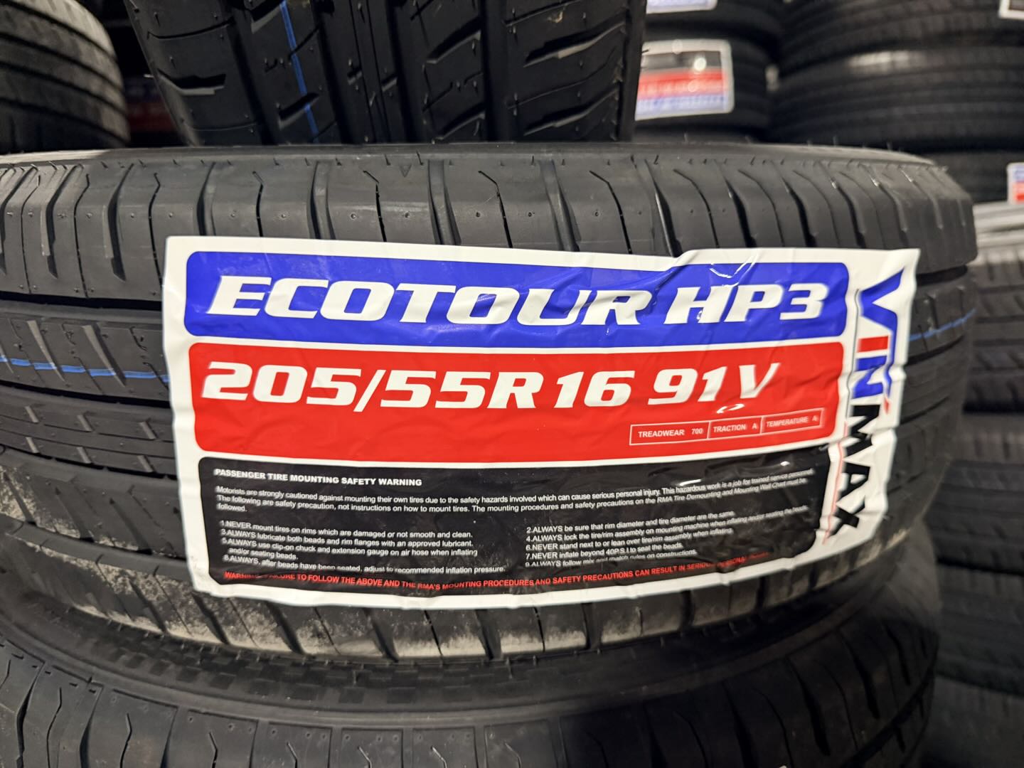 205/55r16 91v ECOTOUR HP3 all season Vinmax