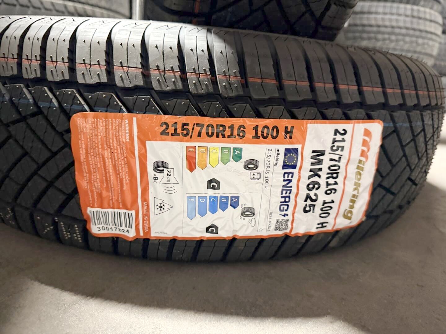 215/70r16 100h mk625 all season Mileking