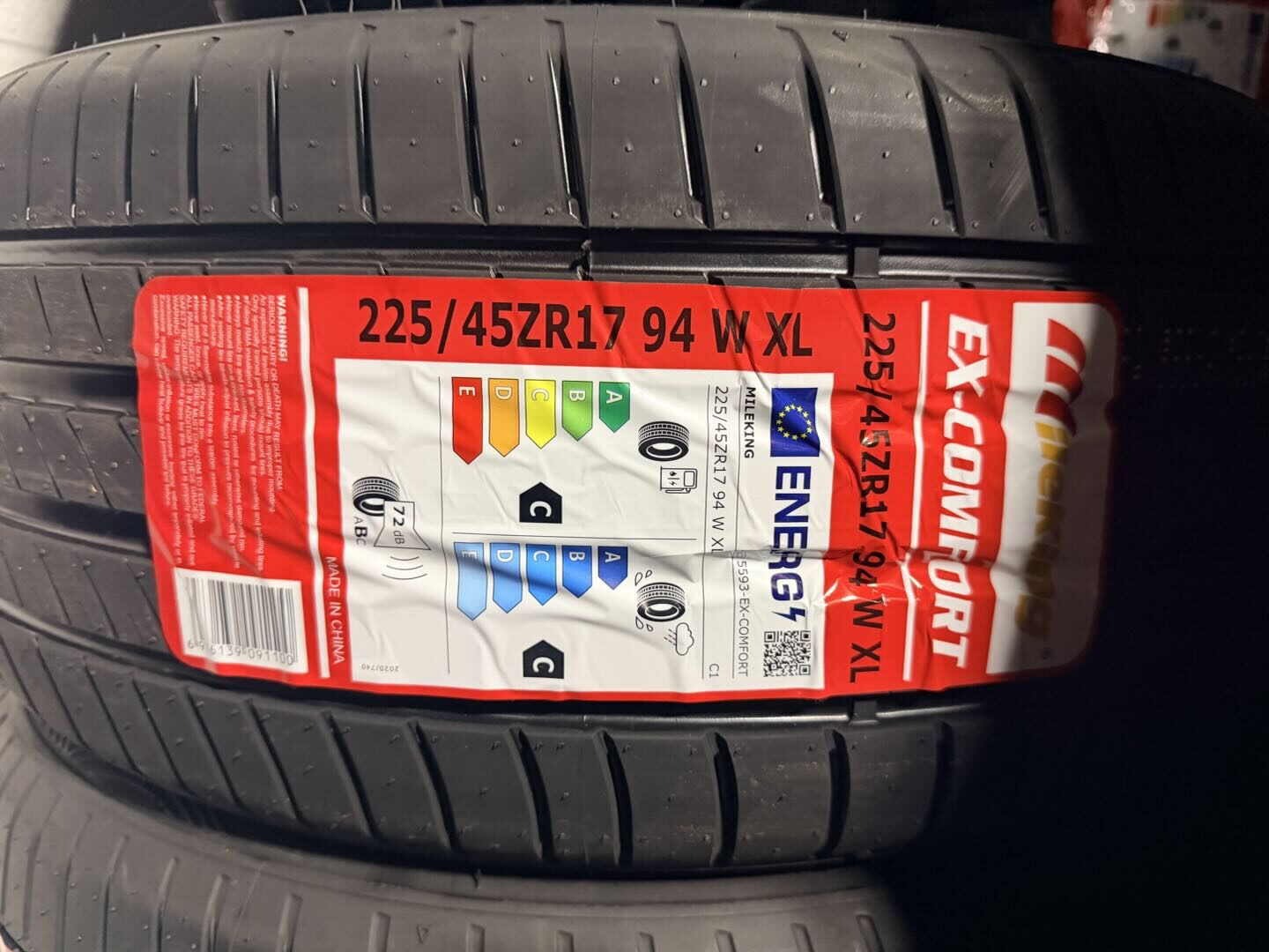 225/45zr17 94w EX-COMFORT all season Mileking