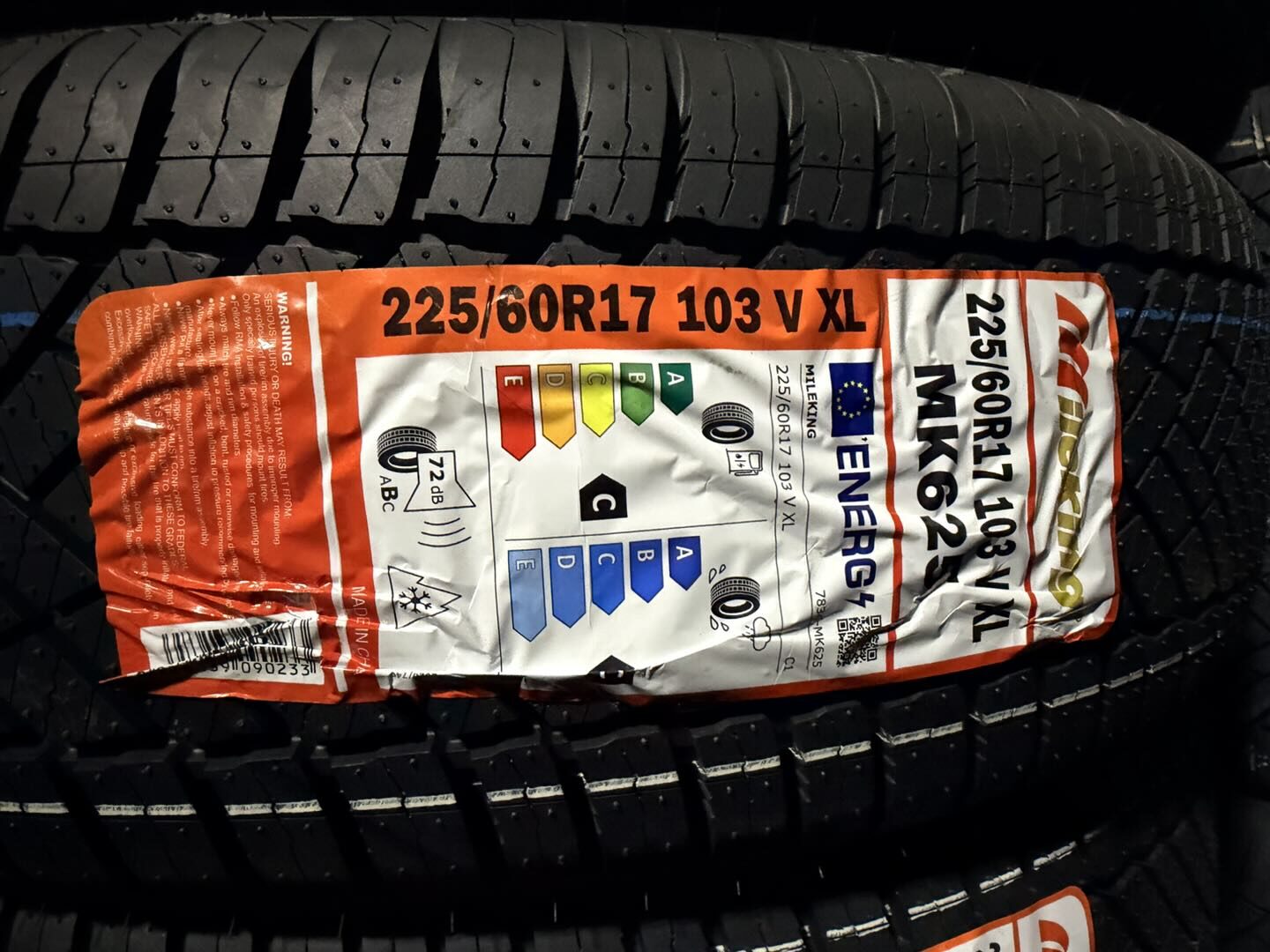 225/60r17 103v mk625 all season Mileking