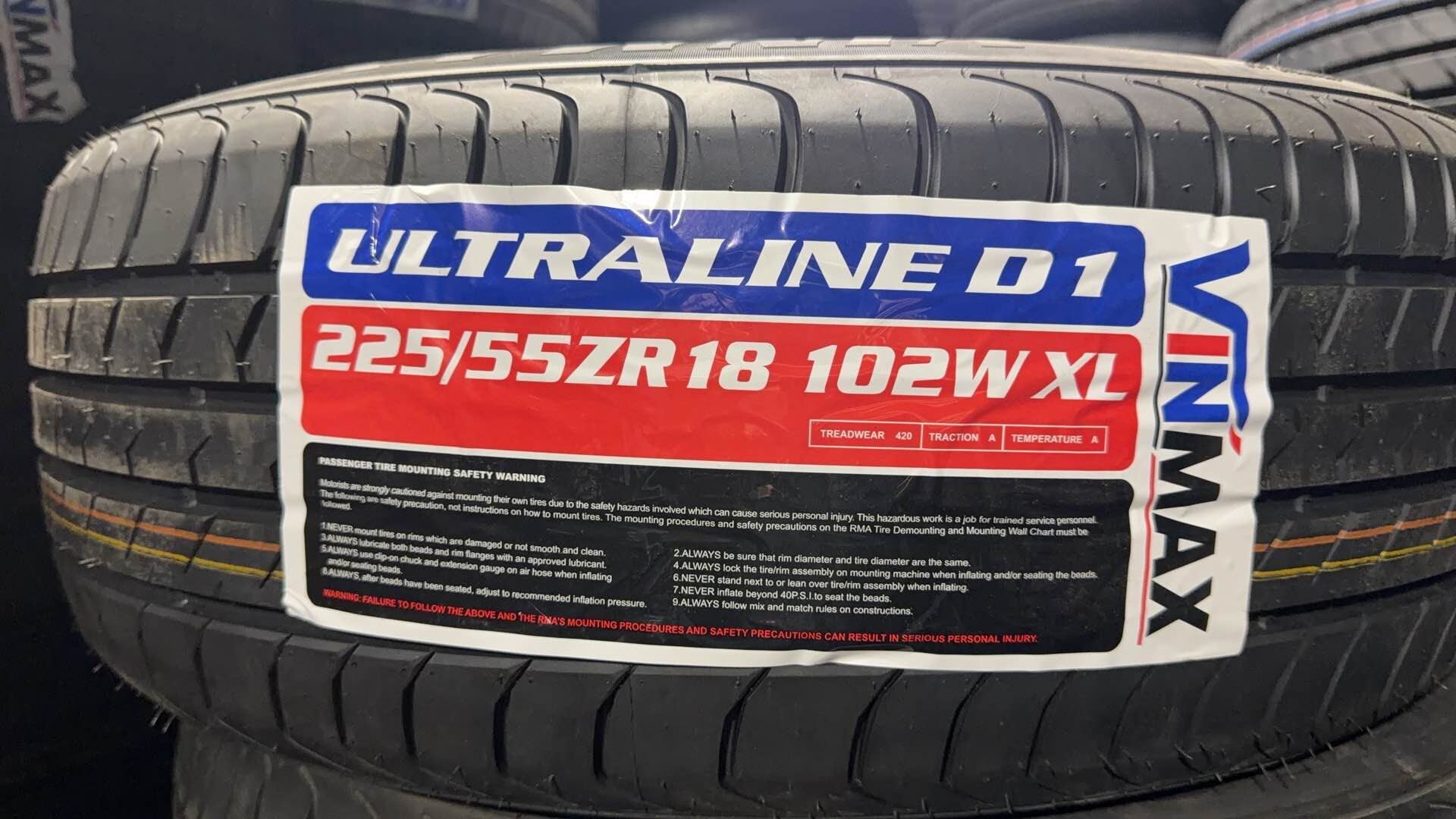 225/55zr18 102w ULTRALINE D1 all season Vinmax