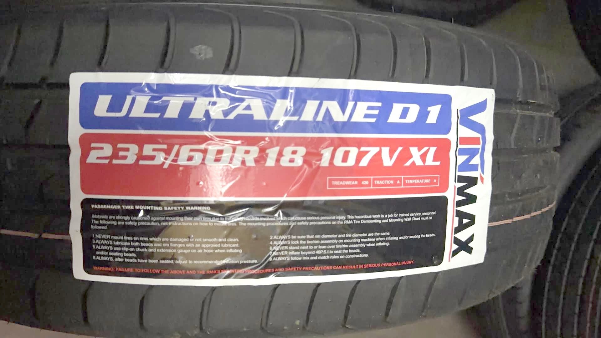 235/60r18 107v ULTRALINE D1 all season Vinmax