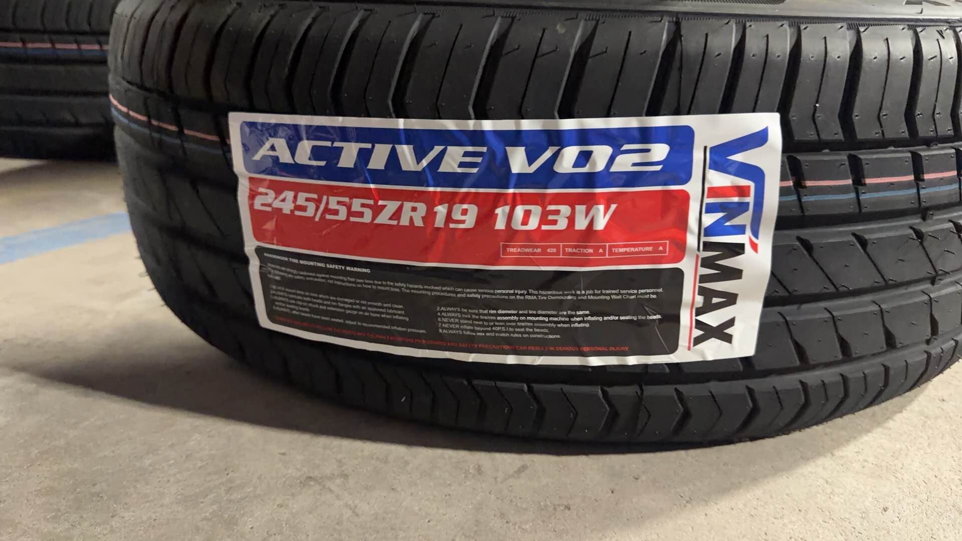 245/55zr19 103w ACTIVE V02 all season Vinmax
