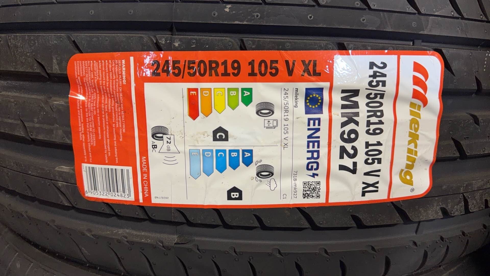 245/50r19 105v mk927 Mileking