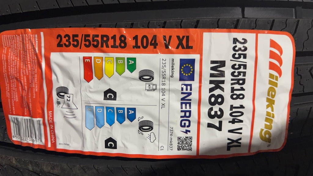235/55r18 xl 104v mk837 all season Mileking
