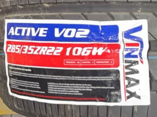 285/35zr22 106w ACTIVE V02 all season Vinmax
