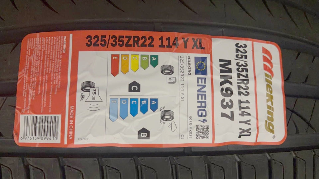 325/35zr22 114y mk937 all season Mileking