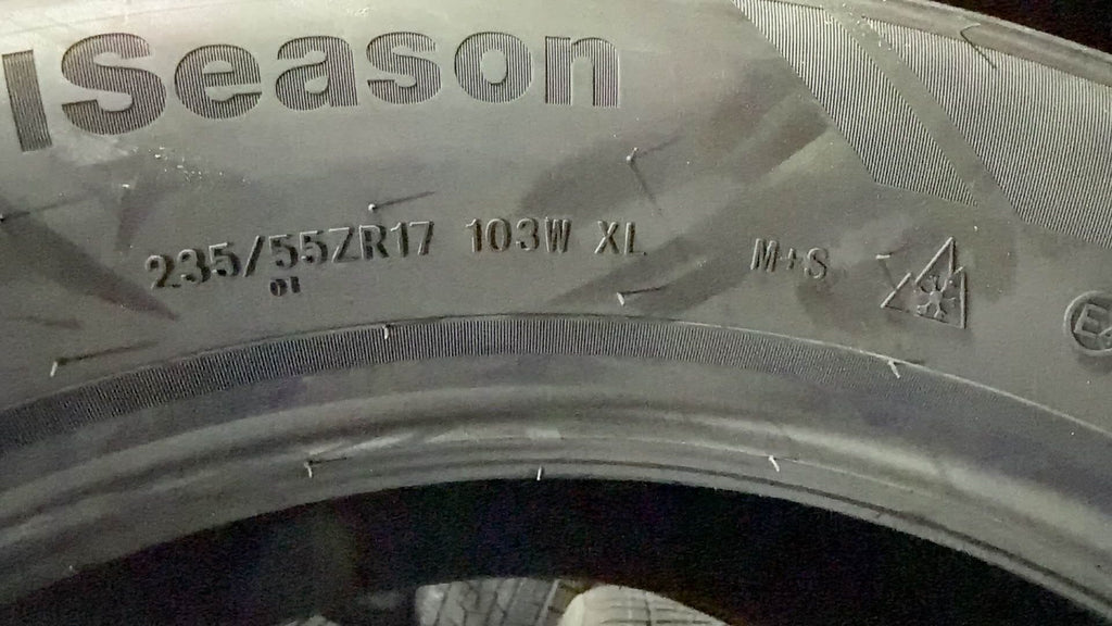 235/55zr17 103w xl mk625 all season Mileking
