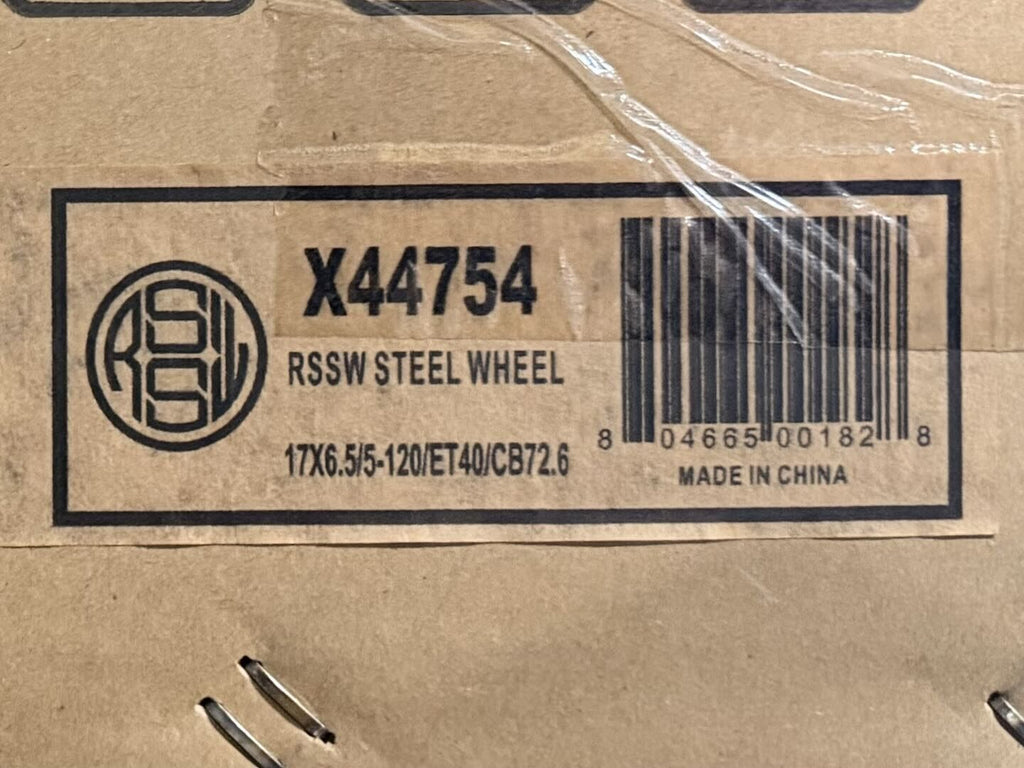 STEEL BLACK X44754  17 inch 17X6.5 PCD5X120 CB72.6 ET40