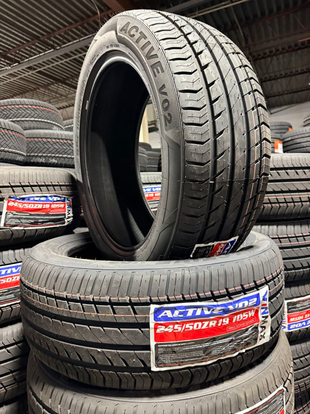 245/50zr19 105w ACTIVE V02 all season Vinmax