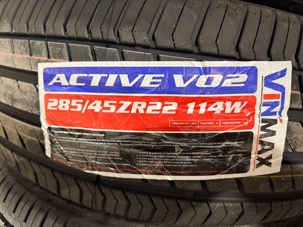 285/45zr22 114w ACTIVE V02 all season Vinmax