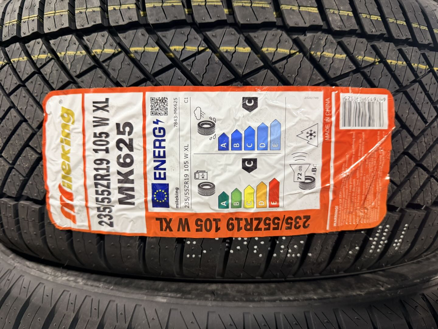 235/55zr19 105w mk625 all season Mileking